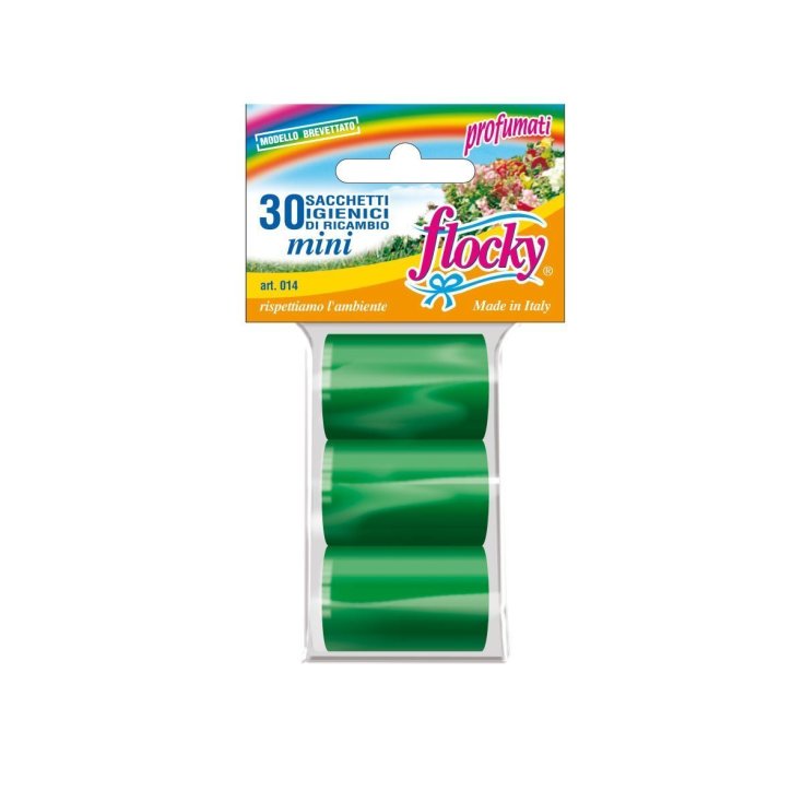 Sacchetti Igienici 3x10 Rotoli Mini Ricambio Flocky&reg;