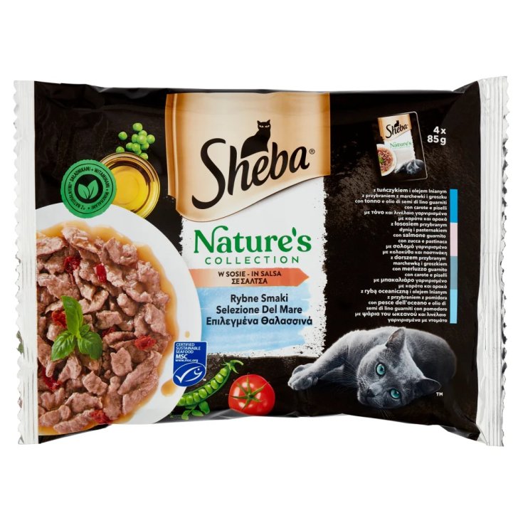 Selection Selezione del Mare in Salsa Sheba Nature's 4x85g