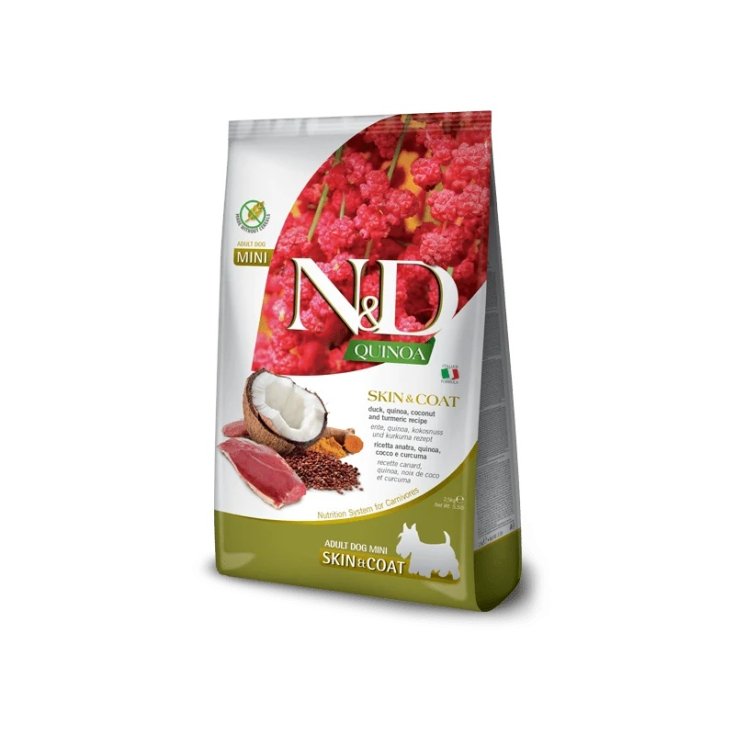 Skin&Coat Adult Mini Anatra Farmina ND Quinoa 7Kg
