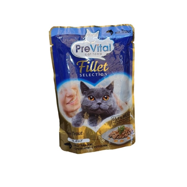Trota in Gelatina PreVital Cat 85g