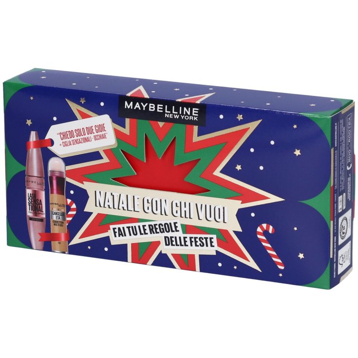 Set Mascara Volumizzante Ciglia Sensazionali+Il Cancella Et&agrave; 02 Maybelline New York Cofanetto 2024