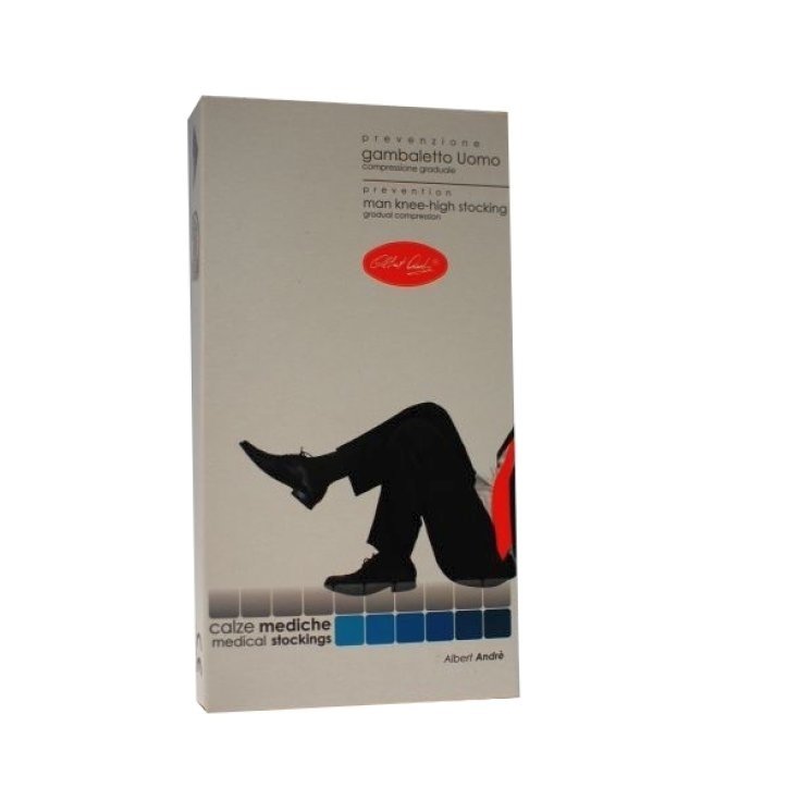 Gambaletto Uomo Cotone Nero Tg.3 Albert Andr&eacute; 230