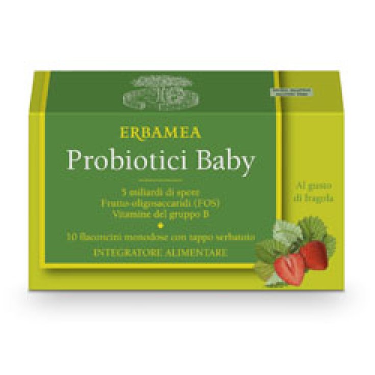 Probiotici Baby&nbsp;10 Miliardi Erbamea 10 Flaconcini