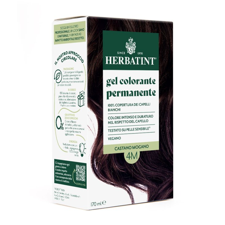 Gel Colorante 4M Castano Mogano Herbatint 170ml