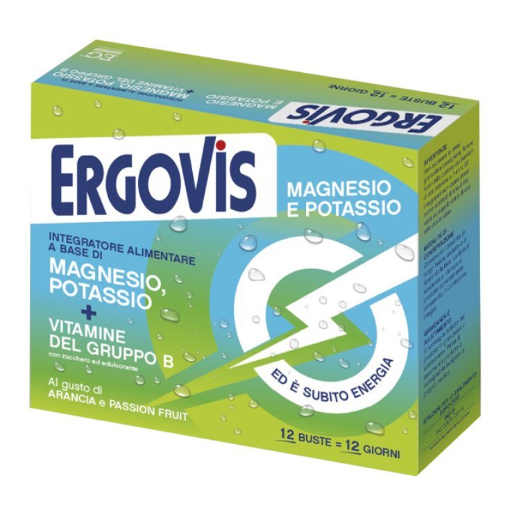Ergovis Magnesio Potassio Vitamine Gruppo B 12 Bustine PROMO