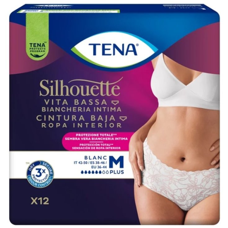 Silhouette Vita Bassa Blanc M Tena 12 Pezzi