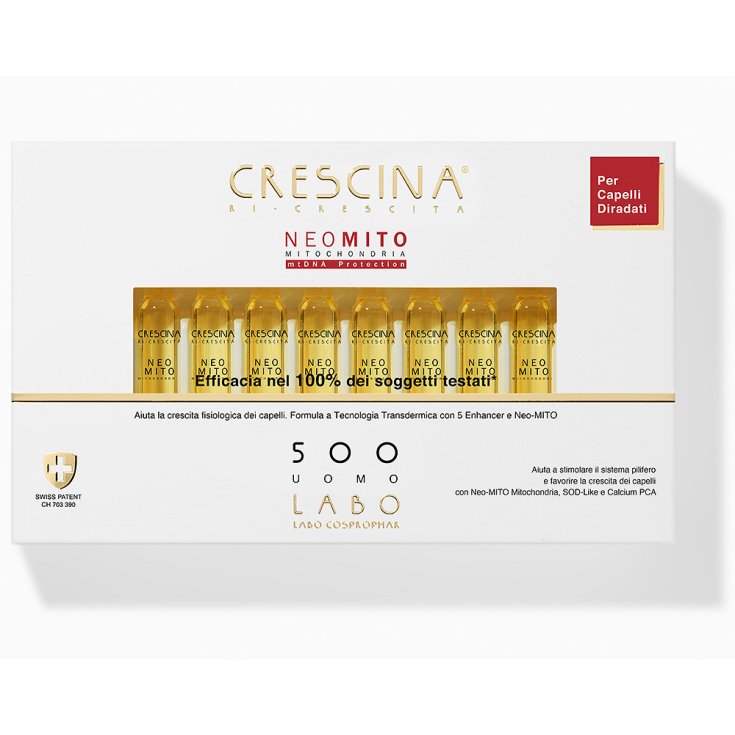 Crescina Ri-Crescita Neo-Mito 500 Uomo 20 Fiale