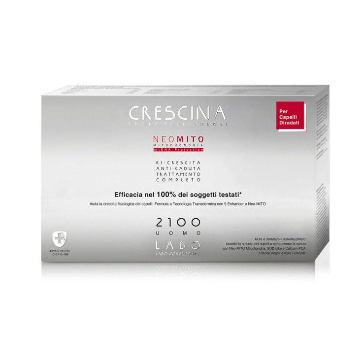 Crescina Isole Follicolari Neo-Mito 2100 Uomo 20 Fiale