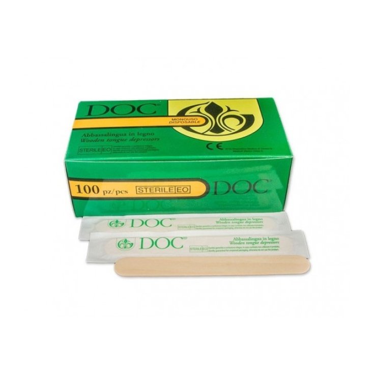 Abbassalingua Sterile Gardening 100 Pezzi