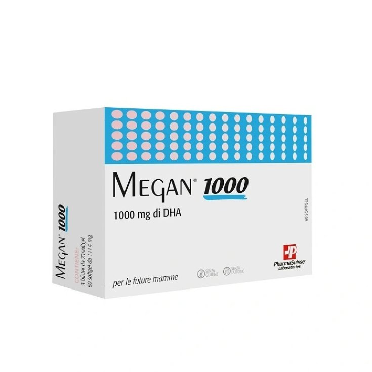 Megan 1000 Pharmasuisse Laboratories 60 Softgel
