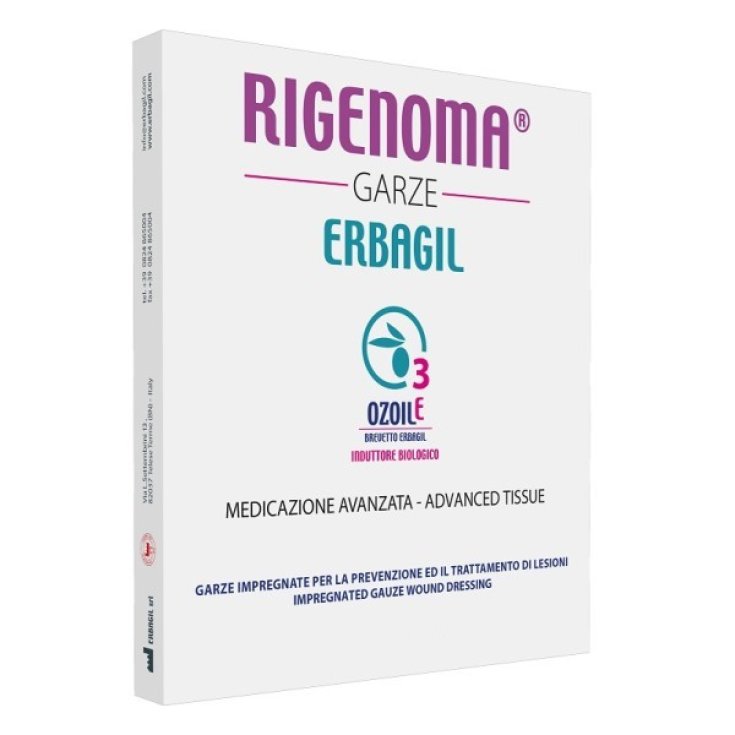Rigenoma&reg; Garze 10x30cm Erbagil 10 Pezzi