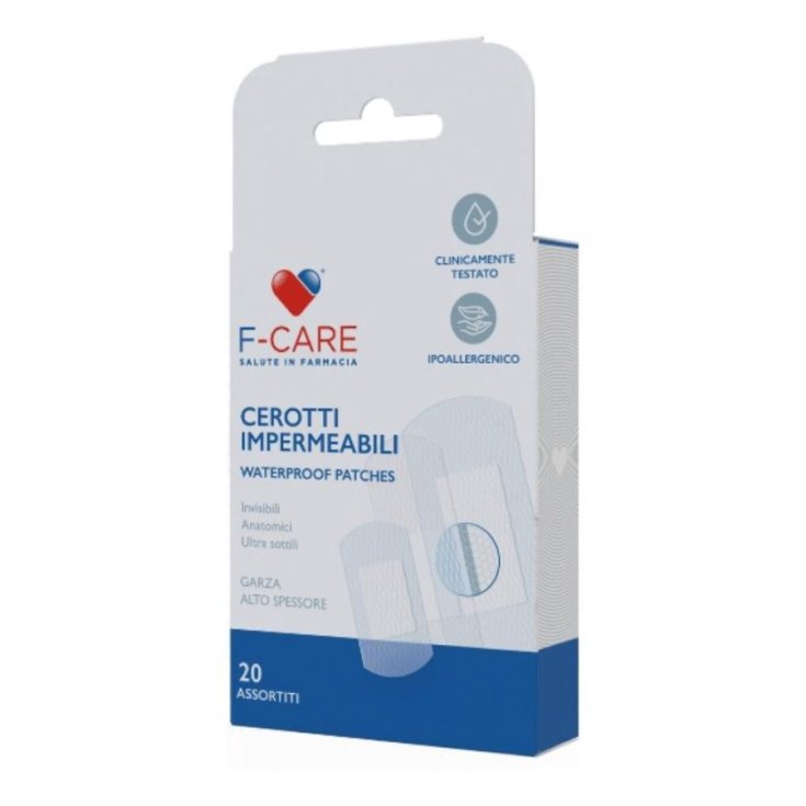 Cerotti Impermeabili F-Care 20 Pezzi Assortiti