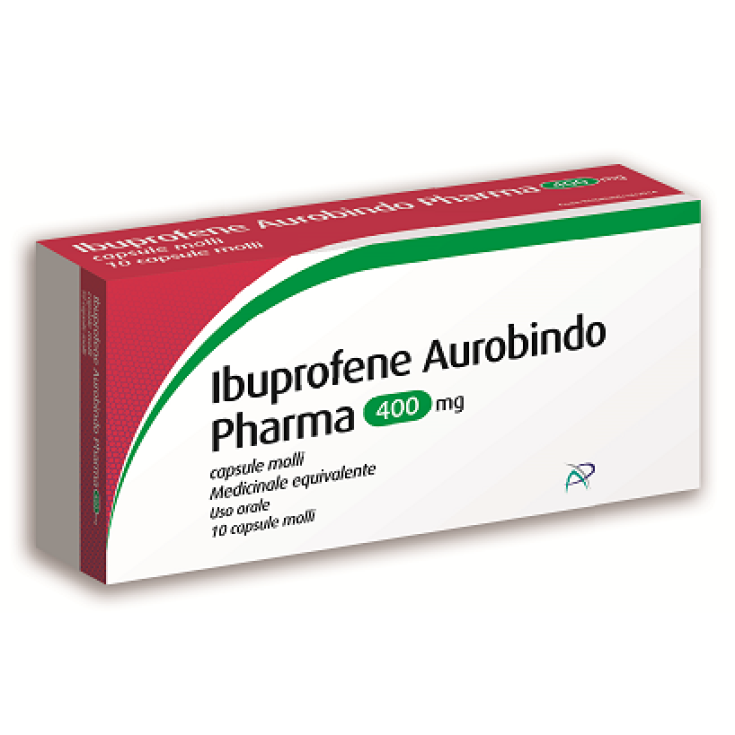 Ibuprofene 400mg Aurobindo Pharma 10 Capsule Molli