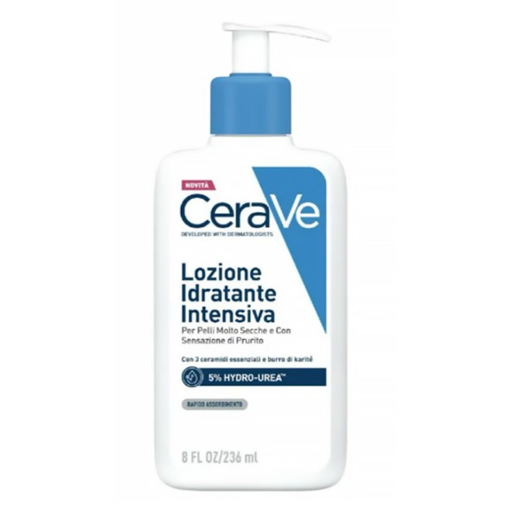 CeraVe Lozione Idratante Intensiva per Pelle Secca e Molto Secca con Sensazione di Prurito, 236 ml