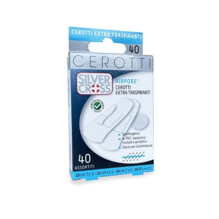 Airpore&nbsp;Cerotti Assortiti SilverCross 40 Pezzi