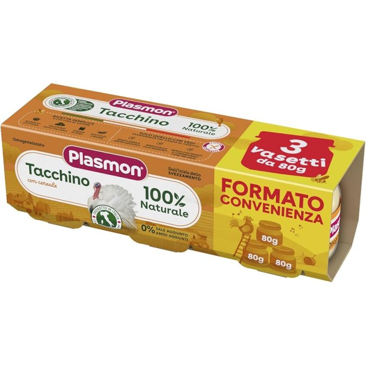 Omogeneizzato di Tachino Plasmon 3x80g