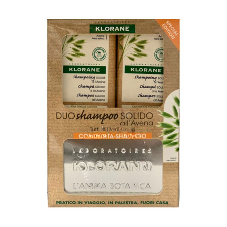 Shampoo Solido Avena Klorane 2x80g