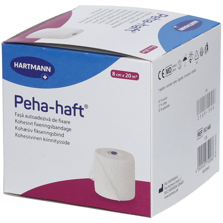 Peha-Haft&reg; Benda Di Fissaggio 8cmx20m Hartmann 1 Pezzo