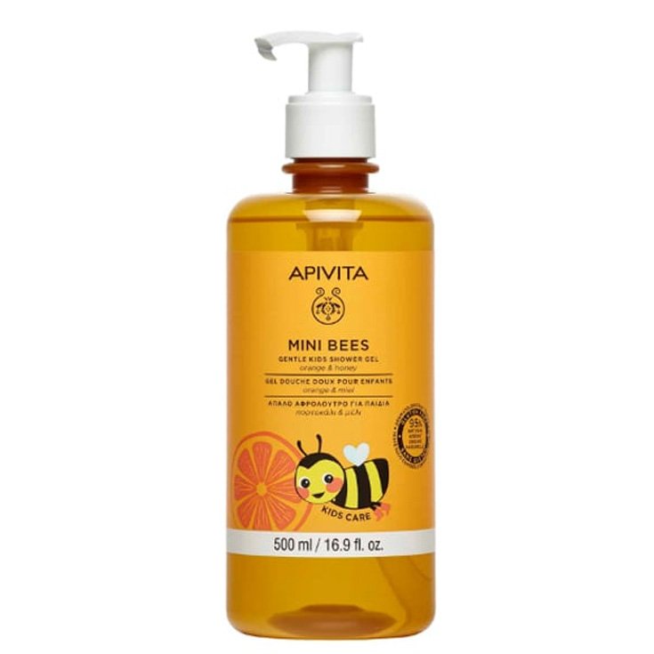 Mini Bees Gentle Kids Shower Gel Orang&Honey APIVITA 500ml Mini Bees Gentle Kids Shower Gel Orang&Honey APIVITA 500ml
