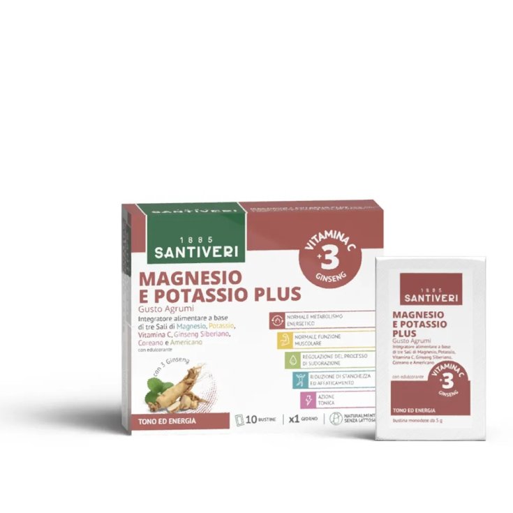 Magnesio e Potassio Plus 10 Bustine