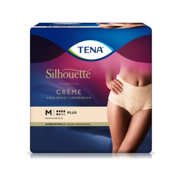 Mutande Assorbenti Silhiuette Crema Tg.M TENA 9 Pezzi