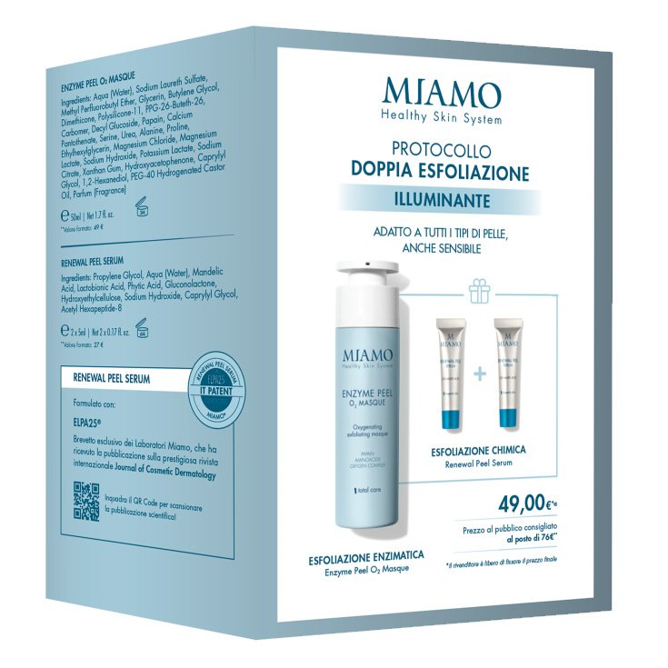 Kit Esfoliazione Illuminante Miamo 2025 Kit Esfoliazione Illuminante Miamo 2025