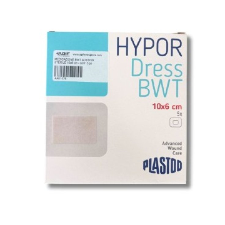 Hypor Dress Sterile BWT 10x6cm 5 Pezzi