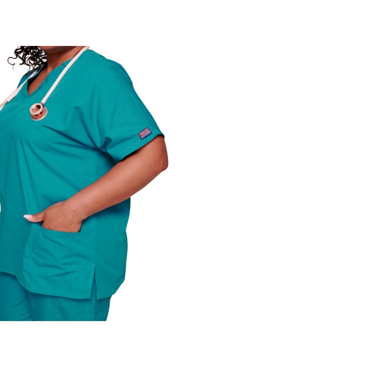 Casacca Scollo A V Cherokee Originals - Donna XXS - Foglia GIMA