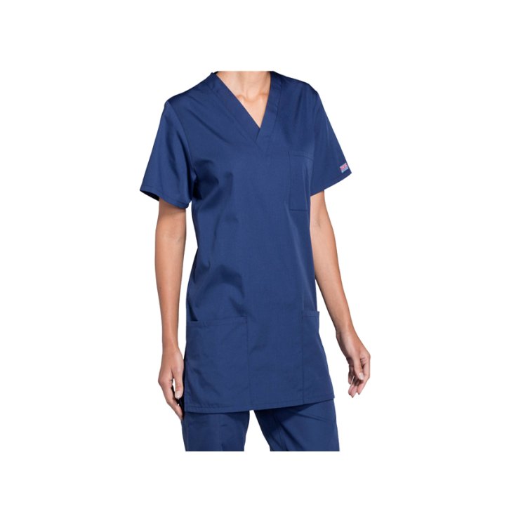 Casacca Scollo A V Cherokee Originals - Unisex XXL - Blu GIMA