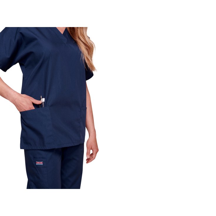 Casacca Scollo A V Cherokee Originals - Donna L - Blu GIMA