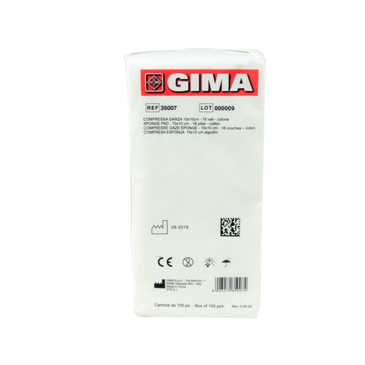 Garza 16strati 20fili 10x10cm GIMA 1000 Pezzi