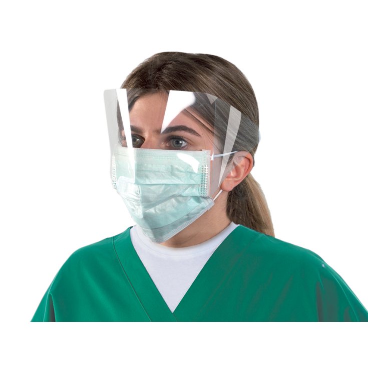 MASK-OP&reg; Mascherina Chirurgica Visore Avvolgente GIMA 50 Pezzi