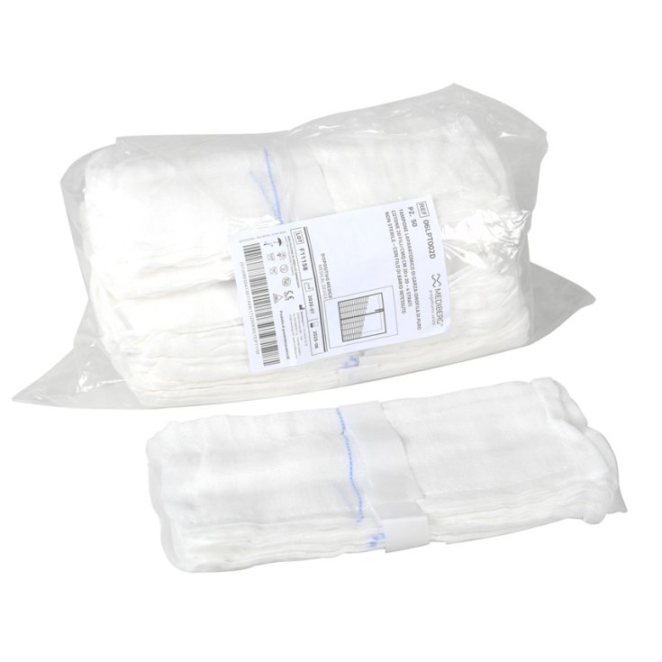 Garza Laparatomica 4strati 20fili 20x20cm GIMA 600 Pezzi