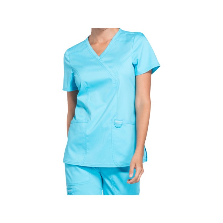 Casacca Finto Incrocio Cherokee Revolution - Donna M - Turchese GIMA