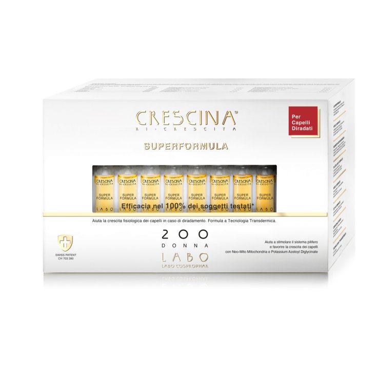 Crescina Ricrescita Super Formula 200 Donna 40 Fiale