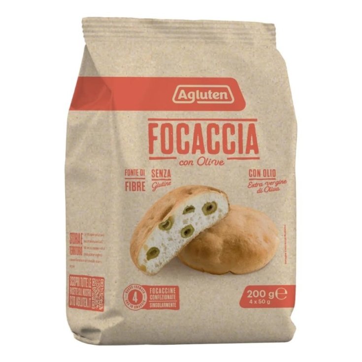 Focaccia con Olive Agluten 200g