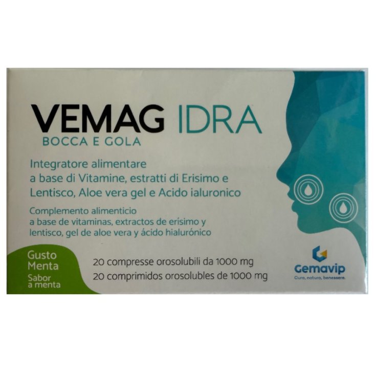 Vemag Idra Bocca e Gola Menta 20 Compresse
