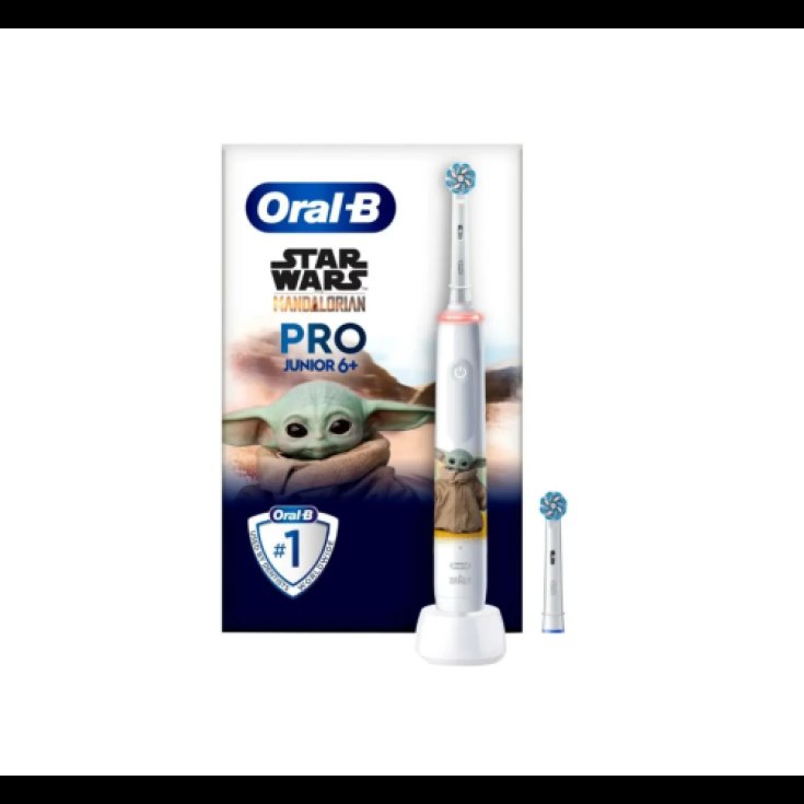 PRO Junior 6+ Spazzolino Elettrico Ricaricabile Star Wars + 2 Testine Oral-B