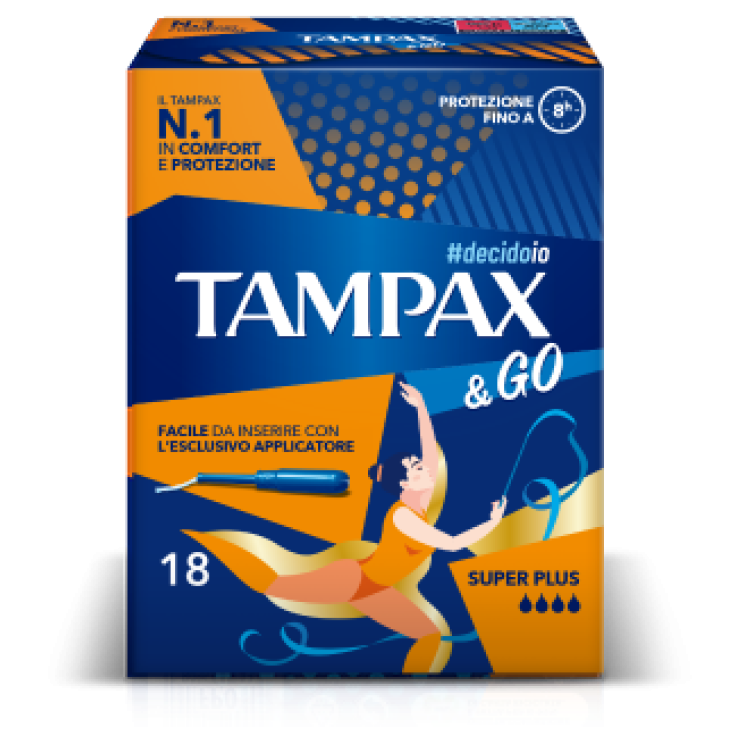 Tampax & Go Super Plus 18 Pezzi