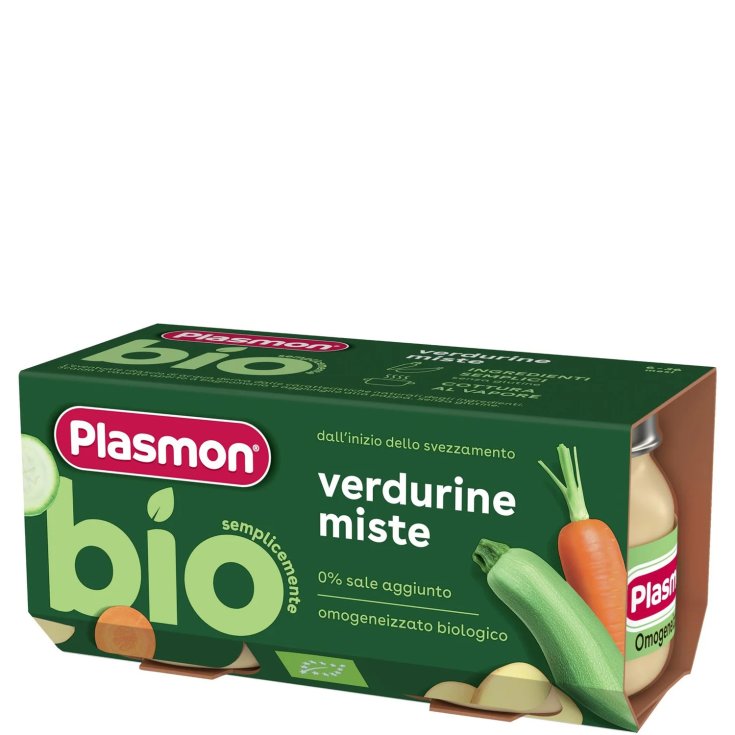 Omogeneizzato Biologico Verdurine Miste Plasmon 2x80g