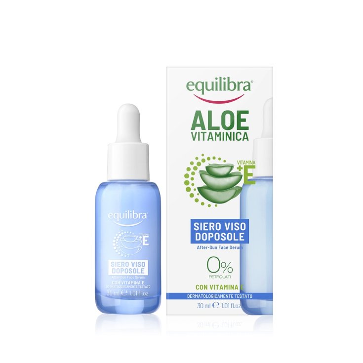 Aloe Vitaminica Siero Viso Doposole Equilibra 30ml Aloe Vitaminica Siero Viso Doposole Equilibra 30ml