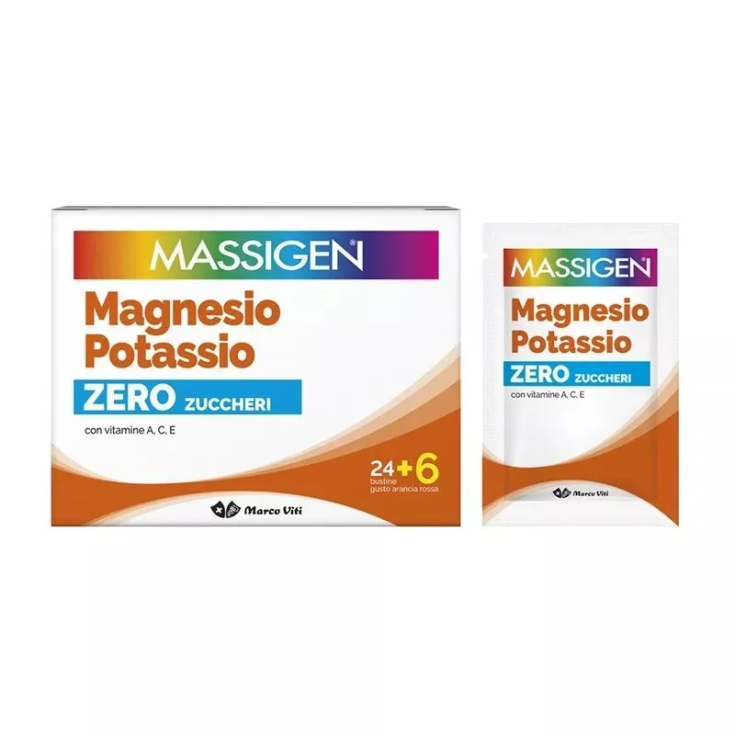 Massigen&reg; Magnesio Potassio Senza Zucchero Marco Viti 30 Bustine Edizione Speciale 2025