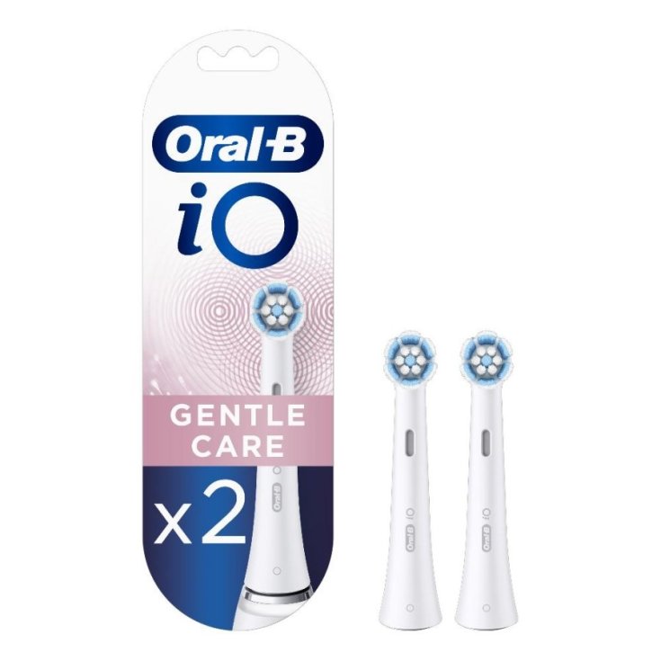 Gentle Care Testina di Ricambio Bianco Oral-B iO 2 Pezzi