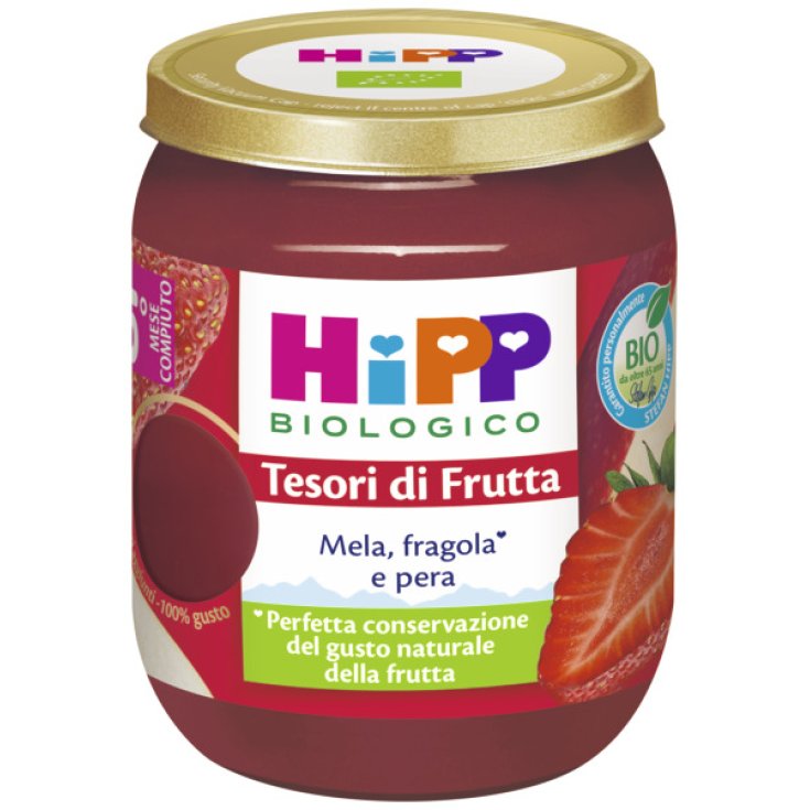 Tesori di Frutta – Mela/fragola/pera Hipp 160g