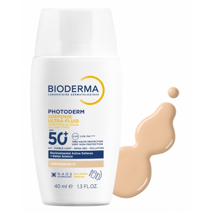 Xdefense Ultra Fluid SPF 50+ Tonalità 01 Photoderm Bioderma 40ml