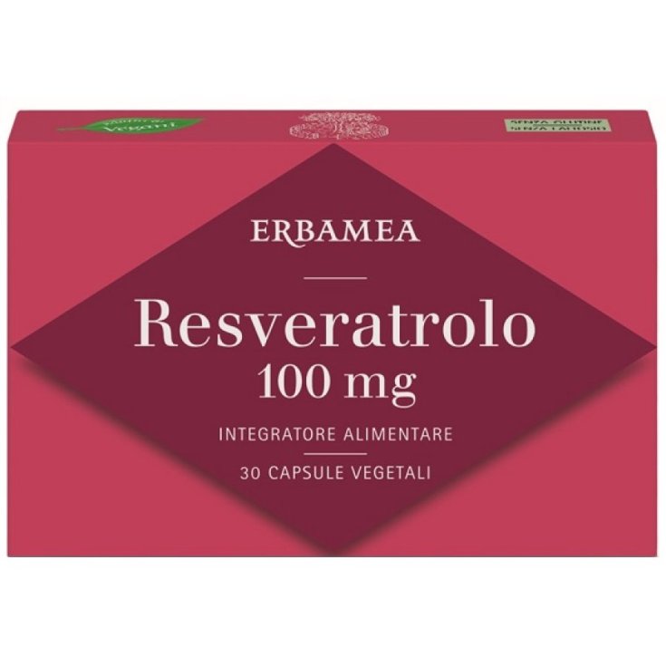 Resveratrolo 100mg ERBAMEA 30 Capsule Resveratrolo 100mg ERBAMEA 30 Capsule