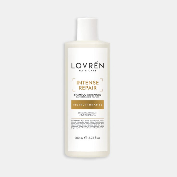Intense Repair Shampoo Riparatore Lovrèn Hair Care 200ml