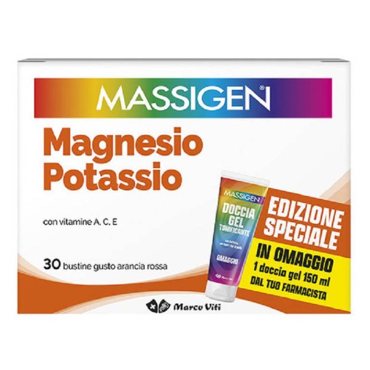 Magnesio Potassio Massigen 30 Bustine Edizione 2025