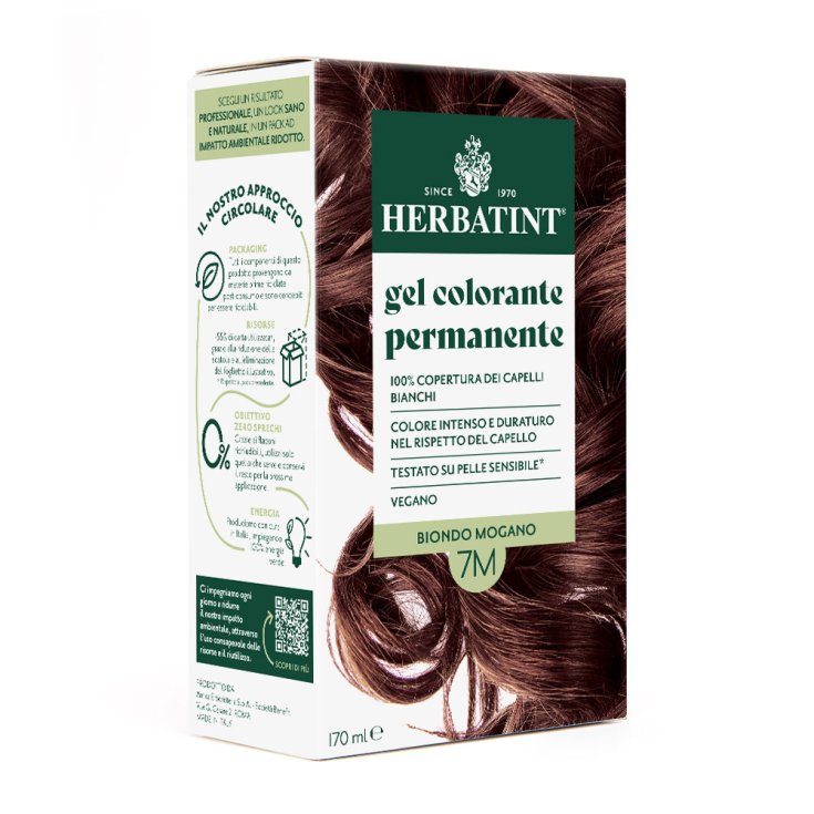 Gel Colorante Permanente 7M Biondo Mogano HERBATINT&reg; 170ml