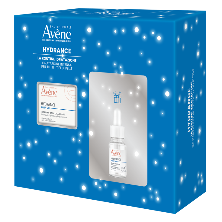 Eau Thermale Avène Cofanetto Natale Idratazione Hydrance, idratazione lunga durata, tutti i tipi di pelle